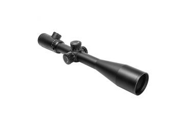 Image of VISM Evolution Series 6-24x50 Full Size Scope w/ Glass Etched Reticle, Black, Blue&amp;Green Ill./Single Dot/Green Lens VEVOFD62450G