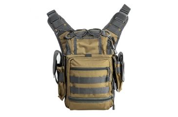 Image of VISM First Responders Utility Bag, Tan w/U.Gray CVFRB2918TU