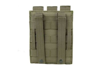 Image of VISM Hicap Pistol Triple Magazine Pouch, Green, CVMP3030G