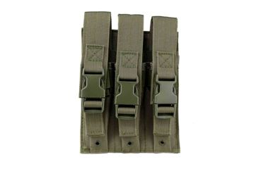 Image of VISM Hicap Pistol Triple Magazine Pouch, Green, CVMP3030G