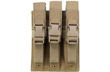 Image of VISM Hicap Pistol Triple Magazine Pouch, Tan, CVMP3030T