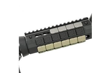 Image of VISM KeyMod 1 Slot Covers, 18 Pack, Black VAKM1CB