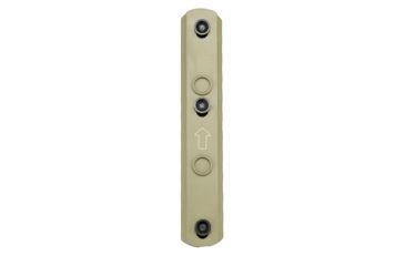 Image of VISM Keymod Picatinny Rail, 6 KeyMod Slots, Tan, VMKM6T