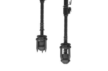 Image of Vism KPM Spring Loaded Aluminum Bipod,Black w/Keymod/Mlok/Picatinny Mounting System, VBKPM