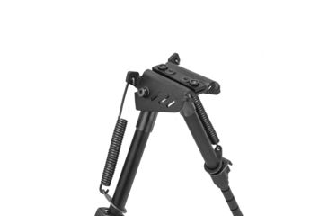 Image of Vism KPM Spring Loaded Aluminum Bipod,Black w/Keymod/Mlok/Picatinny Mounting System, VBKPM