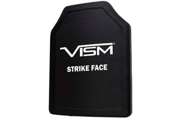 Image of VISM LVL III+ SRT Ceramic/PE Ballistic Plate, 11X14, Curved Shooters Cut, Black, BP3PC1114