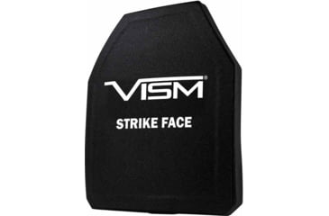 Image of VISM LVL IV Ceramic/PE Ballistic Plate, 11X14, Multi-Curve Shooters Cut, Black, B4C1114