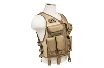 Image of VISM Mesh Tactical Vest/Tan M-Xl, TAN CMTV2951T