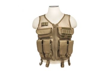 Image of VISM Mesh Tactical Vest/Tan M-Xl, TAN CMTV2951T
