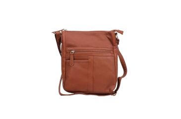 Image of Vism Messenger Crossbody Bag, Brown, BWT002