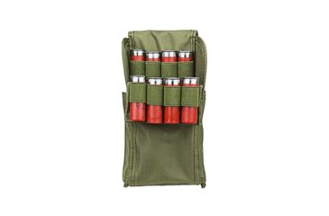Image of VISM Molle 25 Shotshell Carrier Pouch, Green, CV25SHPG
