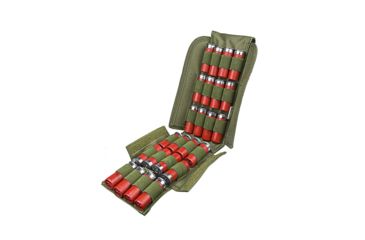 Image of VISM Molle 25 Shotshell Carrier Pouch, Green, CV25SHPG