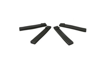 Image of VISM Molle Long 6in Thumb Snap Straps, 4 Pack, Black CVMSL3011B