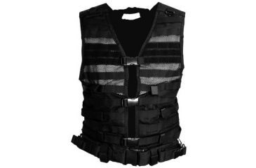 Image of VISM MOLLE / PALS Hydration Ready Tactical Vest, Black, Medium to XXL CPV2915B