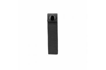Image of VISM Molle Small 4in Thumb Snap Straps, 4 Pack, Black CVMSS3012B
