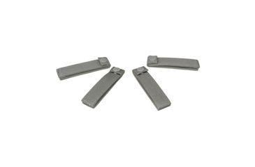 Image of VISM Molle Small 4in Thumb Snap Straps, 4 Pack, Urban Gray CVMSS3012U