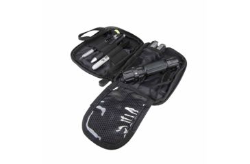 Image of Vism Molle Utility Pouch With U.S. Patch, Black CVAP3006B