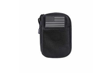 Image of Vism Molle Utility Pouch With U.S. Patch, Black CVAP3006B