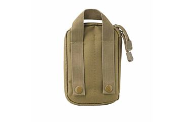 Image of Vism Molle Utility Pouch With U.S. Patch, Tan CVAP3006T