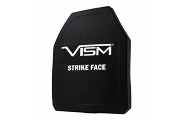 Image of VISM Multi-Curve III+ Hard Ballistic Plate, Shooters Cut, PE, Black, BPCMC1012