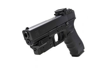 Image of Vism Pistol Blue Laser With Keymod Accessory Rail, Black, VAPRLSBLKM