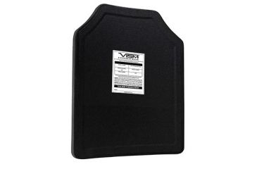 Image of Vism Polyethylene Ballistic Plate - Shooters Cut 11in X14in, Black BPC1114