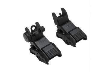 Image of VISM Pro Series Top Mounted Deployable Front and Rear Sight, Black, VMARFLC