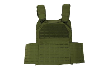Image of VISM Quick Release Laser Cut Plate Carrier, 10x12in, Green, CVLCQR3054G