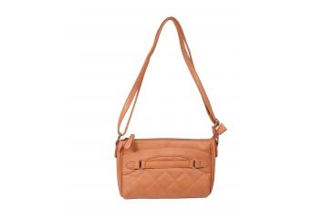 Image of Vism Quilted Crossbody Bag, Brown, BWS002