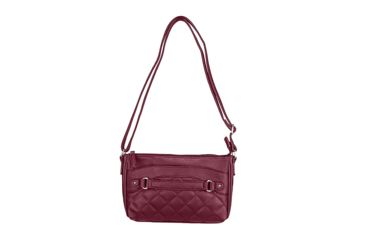 Image of Vism Quilted Crossbody Bag, Red, BWS003