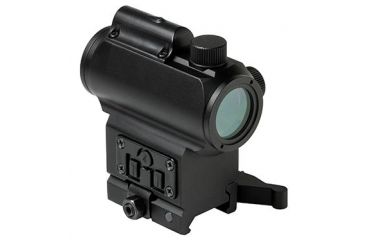 Image of Vism Red &amp; Blue Dot Reflex Optic - 1.7in H with Integrated Green Laser, Black VDBRGLB