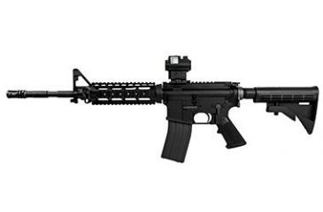 Image of Vism Red &amp; Blue Dot Reflex Optic - 1.7in H with Integrated Green Laser, Black VDBRGLB
