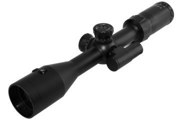 Image of Vism 3-9x42 Rifle Scope with Integrated Green Laser/Black/Mil-Dot Reticle VSFLGBM3942G