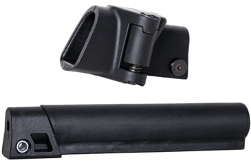 Image of VISM Right Side Folding Stock Adapter, Black Polymer, Works with Tactical Adaptor Grip + Grip Adapt Telestock Tube, Black
