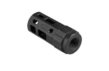 Image of VISM Ruger PC Carbines 9mm Muzzle Brake w/ Crush Washer, Black, VAMRUPCC9