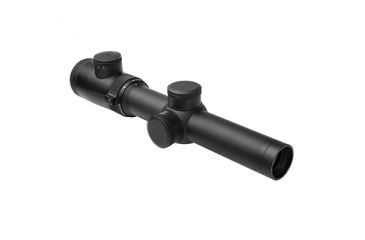 Image of VISM Safari Series 1.1, 4X24 Rifle Scope/Red And Green Illum./Cross Plex Reticle, Green Lens, Black VSAFS11424G