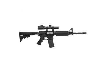 Image of VISM Safari Series 1.1, 4X24 Rifle Scope/Red And Green Illum./Cross Plex Reticle, Green Lens, Black VSAFS11424G