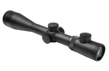 Image of VISM Safari Series 2.5, 10X50 Rifle Scope/Red And Green Illum./Cross Plex Reticle, Green Lens, Black VSAFS251050G
