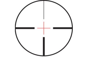Image of VISM Safari Series 2.5, 10X50 Rifle Scope/Red And Green Illum./Cross Plex Reticle, Green Lens, Black VSAFS251050G