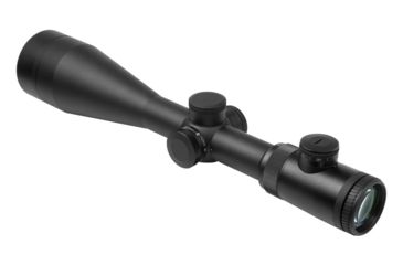 Image of VISM Safari Series 2.5, 10X50 Rifle Scope/Red And Green Illum./Single Dot Reticle, Green Lens, Black VSAFD251050G