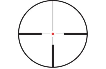 Image of VISM Safari Series 2.5, 10X50 Rifle Scope/Red And Green Illum./Single Dot Reticle, Green Lens, Black VSAFD251050G