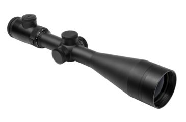 Image of VISM Safari Series 2.5, 10X50 Rifle Scope/Red And Green Illum./Single Dot Reticle, Green Lens, Black VSAFD251050G
