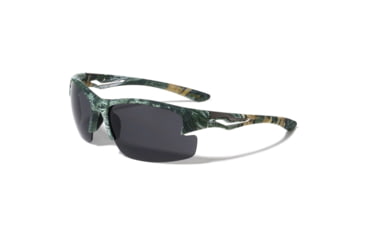 Image of VISM Semi Rimless Temple Cutout Sunglasses, Camo Frame, Black Lens, Camo, VBP0164