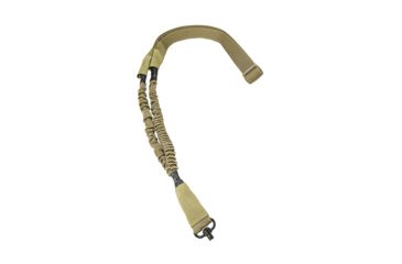 Image of VISM Single Point Bungee Sling with QD Swivel, Tan AQDBS1T