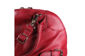 Image of Vism Small Dome Crossbody Bag, Red, BWR003