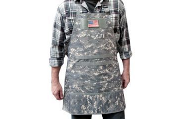 Image of VISM Tactical Apron,  Buckle/Snap, PVC, Digital Camo CAPR2936D