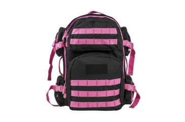 Image of VISM Tactical Backpack, Black w/ Pink Trim CBPK2911