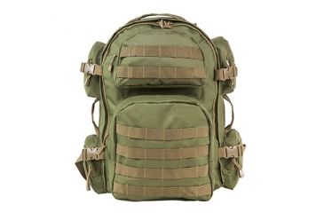 Image of VISM Tactical Backpack, Green w/Tan Trim CBGT2911