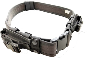 Image of VISM Tactical Belt w/Two Pouches, Urban Gray, CVBLT2978U