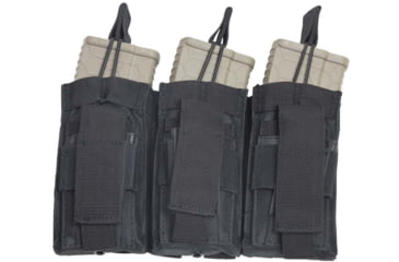 Image of VISM Triple AR/Pistol Mag Pouch, Black, CVAR3MP3038B